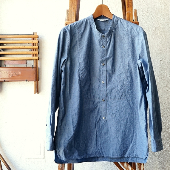 STILL BY HAND 絶妙な色味と風合い・デニムバンドカラーシャツ（SH0491） - blog - ACOO TOKYO