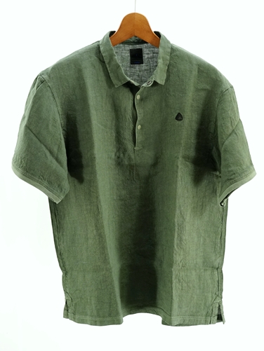 新品　マイヨ　リネンポロシャツ  ヤエカ　maillot　無印　MHL maillot（マイヨ） linen polo shirt-Tee MAS-16233 通販 - men