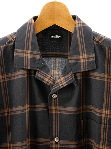 【2025年最新】海外限定の人気アイテム check dark mature maillot（マイヨ） open MAS-19163 shirt s/s トップス