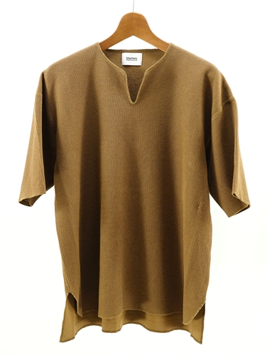 BLURHMS（ブラームス） Rough & Smooth Thermal Over Neck S/S BHS 